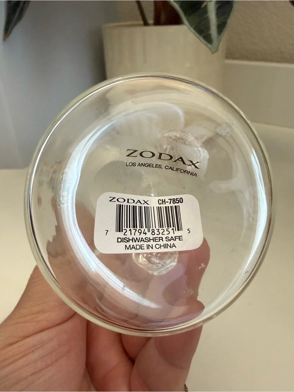 Zodax sleek transparent